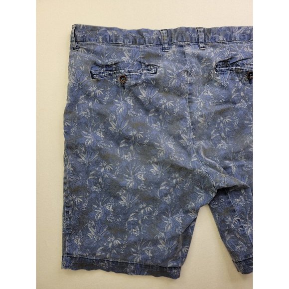 Tommy Bahama Blue Floral Men's 38 Flat Front Chino Shorts 9.5" Inseam Stretch - Picture 9 of 9